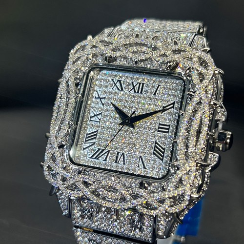 Orologio uomo hip hop - uomo, lusso