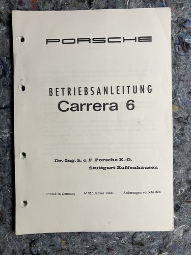 Manuale originale porsche - manuale,