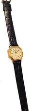 LONGINES OROLOGIO DONNA ORO MASSICCIO PELLE WATCH WOMAN GOLD LEATHER NUOVO