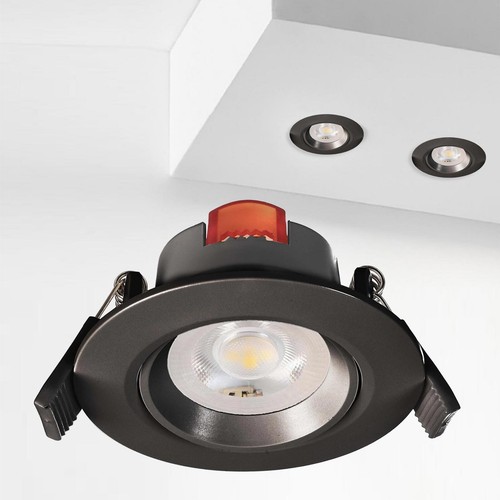 Faretto tondo orientabile - , led
