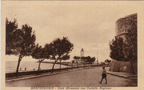 Viale miramore con castello - viale,