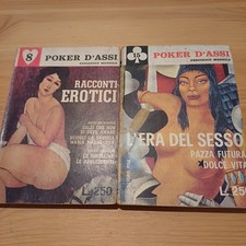 Libri vintage collana poker d'assi titolo "l era del sesso" + Racconti Erotici