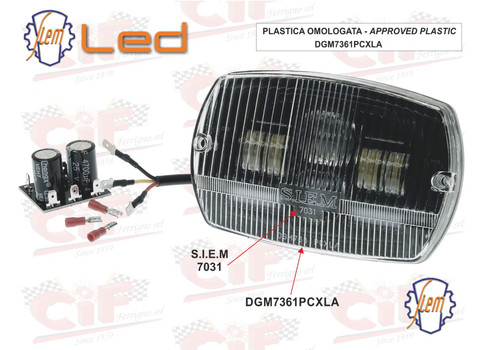 Faro anteriore led - anteriore,