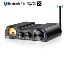Amplificatore 300W x2 Audio Bluetooth 5.0 Altoparlante Stereo VU Meter Amp