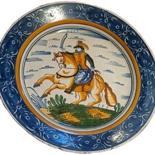 Piatto parata maiolica