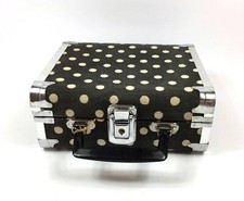 BEAUTY CASE VALIGIA BAULETTO Borsetta Tracolla Nero PUA MAKE UP ESTETICA Non Key