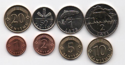 Latvia set coins 2 - -, 10