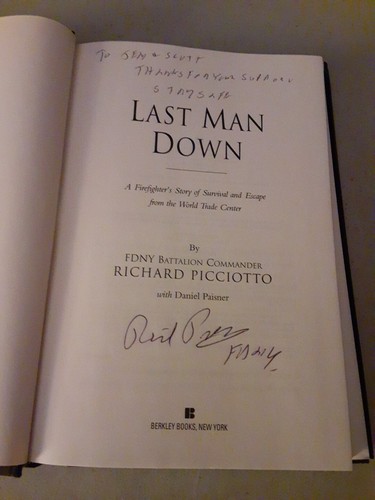 Signed richard picciotto - signed,