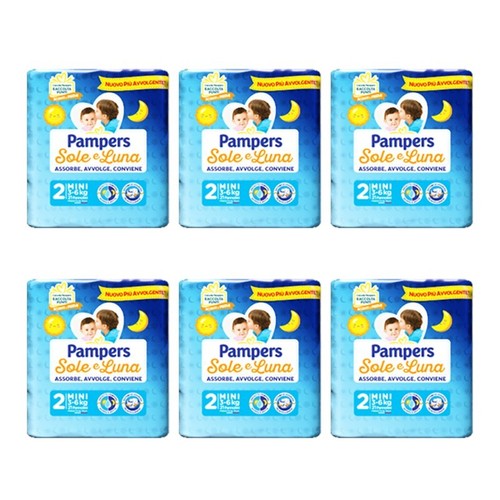 126pz pampers sole luna - sole,