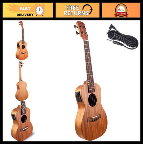 Ukulele concerto mogano - da, in