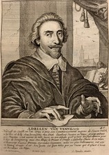 Inc. 1739 Ritratti: Adriaen Van Venne - Pittore Olandese