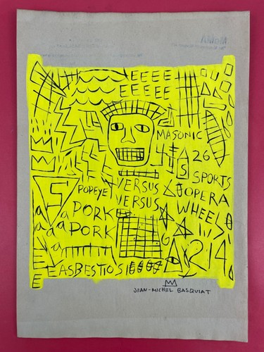 Jean michel basquiat - basquiat, disegno