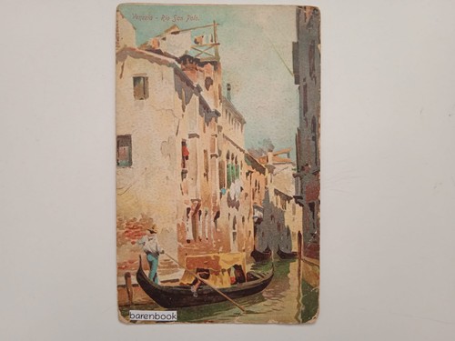 Cartolina illustrata venezia - cartolina,