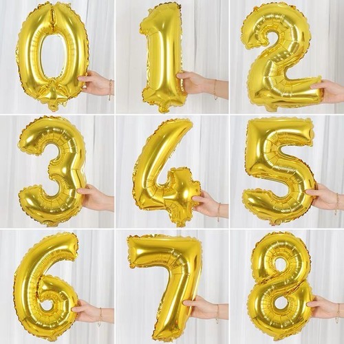 Palloncino lamina numero - in,