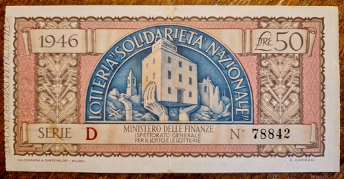 Biglietto lotteria - biglietto,