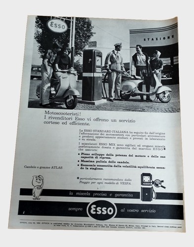 Esso miscela piaggio vespa - esso,