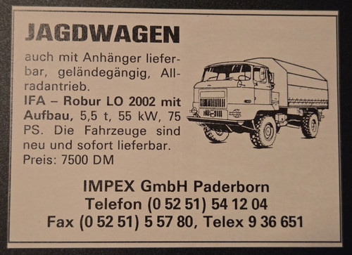 Ifa robur 2002 auto - lo,