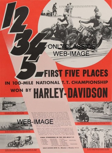 1947 harley davidson moto - harley,
