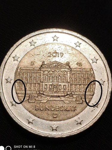 Moneta euro rara germania d - 2,