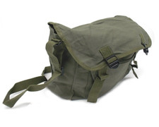 Borsa canvas Delfiero verde caccia tracolla militare