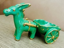 ANTICO ASINO ASINELLO SALIERA PORTAOGGETTI CERAMICA GUALDO TADINO PORCELLANA