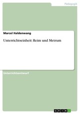Unterrichtseinheit: Reim und