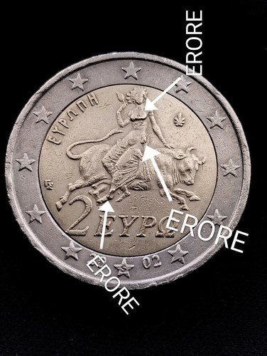 Lot greece 2 euro with - lot,