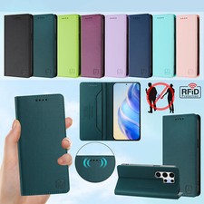 Custodia telefono portafoglio RFID antifurto per Samsung Galaxy S25 Ultra S25 S23 S24 cover