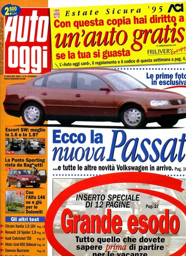 Auto oggi anno n - auto,