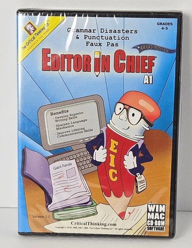 Editor chief grades 5 - chief, 4-5+
