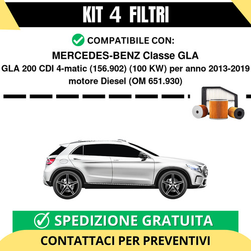 Kit filtri tagliando per - filtri,