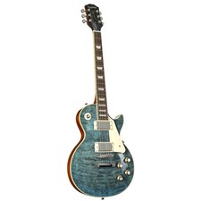 Epiphone Les Paul Standard 60s Quilt Top Translucent Blue - chitarra elettrica taglio singolo