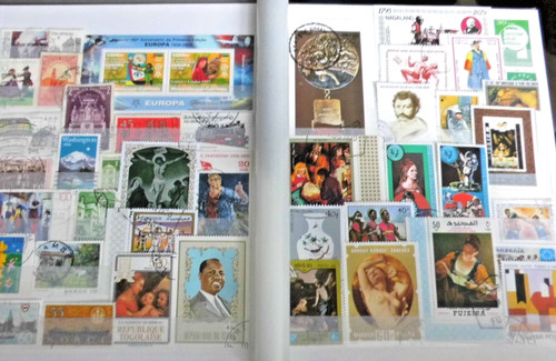 Briefmarken album mit über - briefmarken,