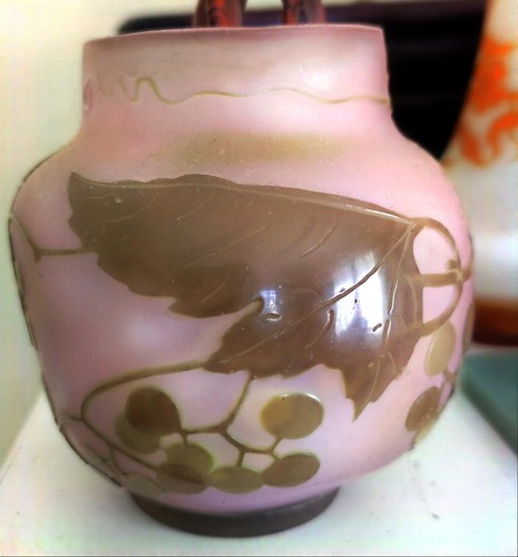 Petit vase emile gallé pâte - emile,
