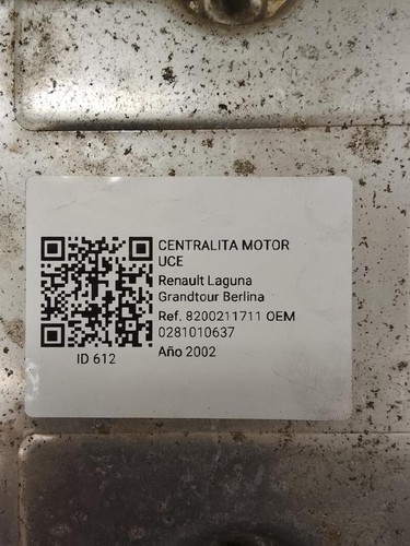 0281010637 centralina motore