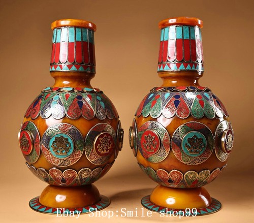 Coppia vaso bottiglia simbolo