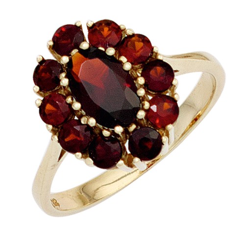 Anello donna granata rosso - anello,