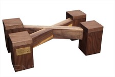 Coppia Di Supporti In Legno