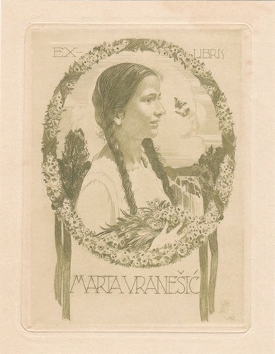 Exlibris libro piatto - exlibris,