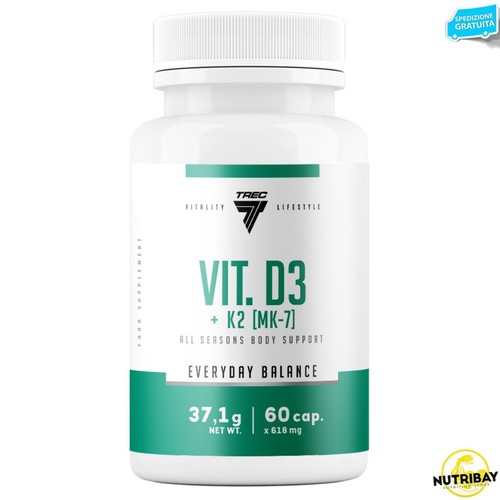 Trec nutrition vit - d3+k2, 60