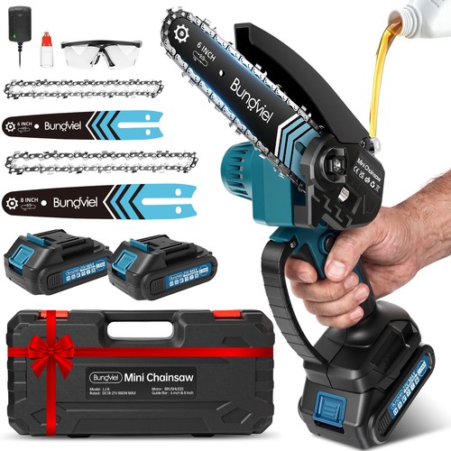 Mini motosega batteria - a,
