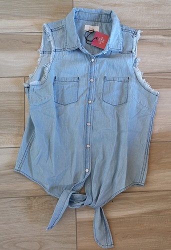 Gilet donna jeans giacca denim