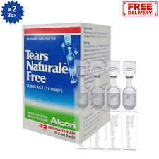 2x Alcon Tears Naturale Free