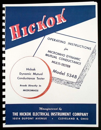 Hickok 534b manuale - hickok,
