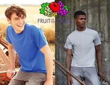 REGALO! STOCK 20 T-shirts Uomo FRUIT OF THE LOOM Tg. S M L XL XXL BIANCO nuove
