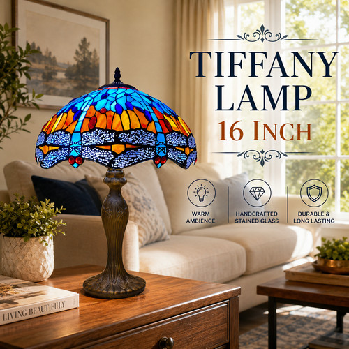Lampada tavolo tiffany - lampada,