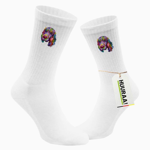 Unisex socken cocker spaniel - unisex,