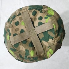 WW2 COPRI ELMETTO PARACADUTISTA TEDESCO PARACADUTISTA M38 Autunno Foglia di Quercia-1