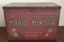 Antica rara scatola latta - rara,