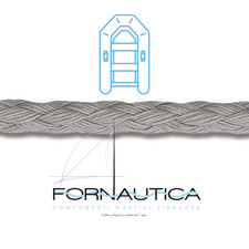 TIENTIBENE TRECCIA GALLEGGIANTE PER GOMMONI Ø MM.12 GRIGIO